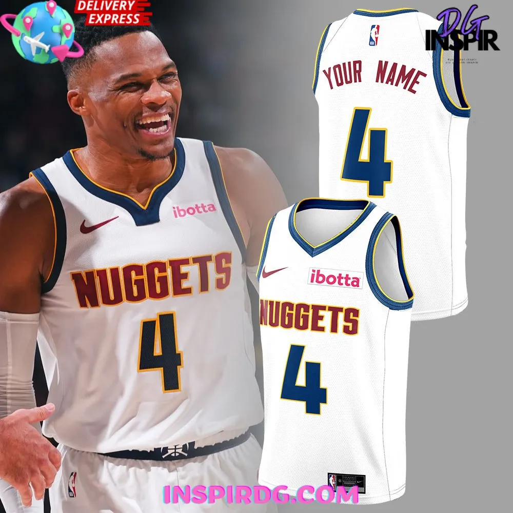 -Denver Nuggets New Uniform 2024 White Basketball Jersey