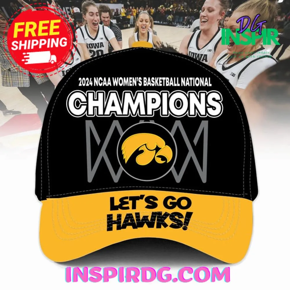 -Iowa Hawkeyes 2024 NCAA Womens Basketball National Champions