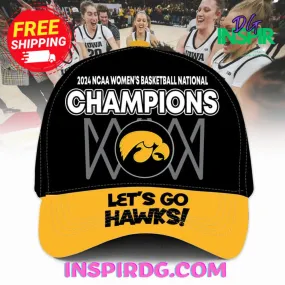 -Iowa Hawkeyes 2024 NCAA Womens Basketball National Champions