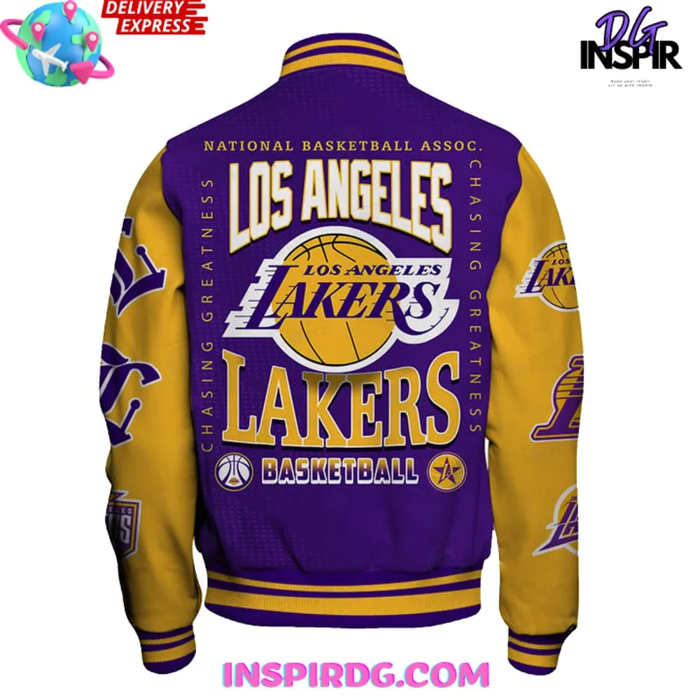 -Los Angeles Lakers National Basketball Varsity Jacket