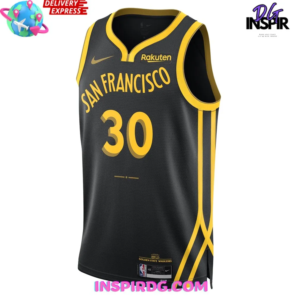 -Stephen Curry Golden State Warriors City Edition 2024 Basketball Jersey