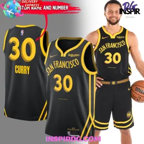 -Stephen Curry Golden State Warriors City Edition 2024 Basketball Jersey