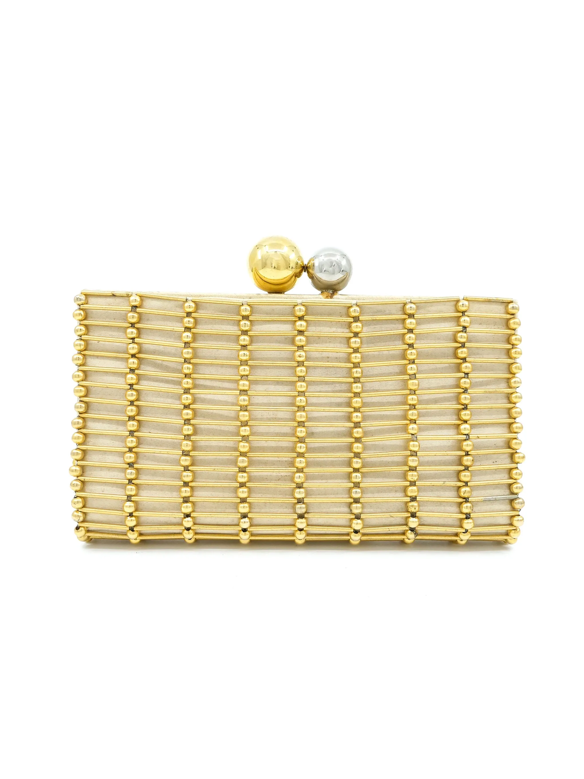 1970s Rodo Studded Cage Clutch