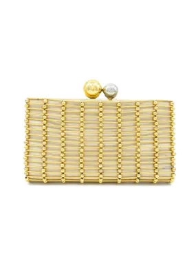 1970s Rodo Studded Cage Clutch