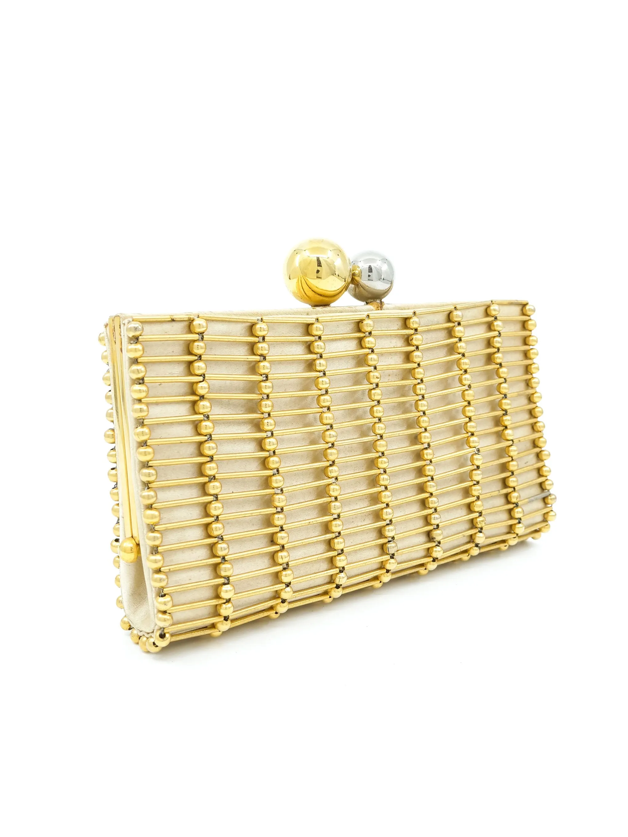 1970s Rodo Studded Cage Clutch