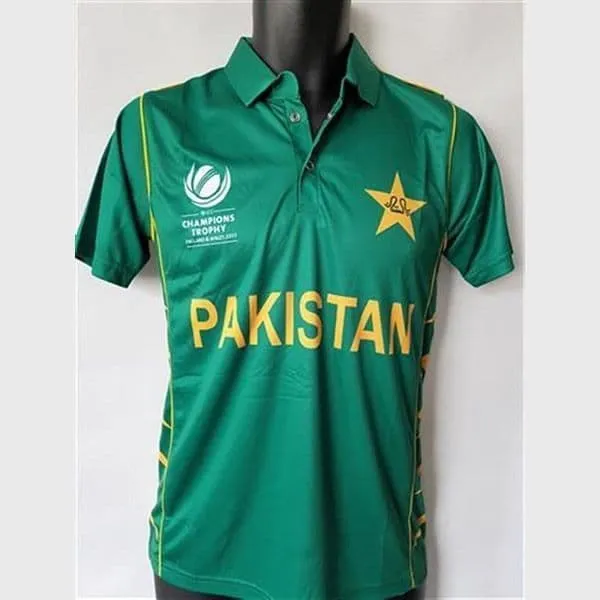 2017 Official Pakistan ICC Champions Trophy Cricket Shirt