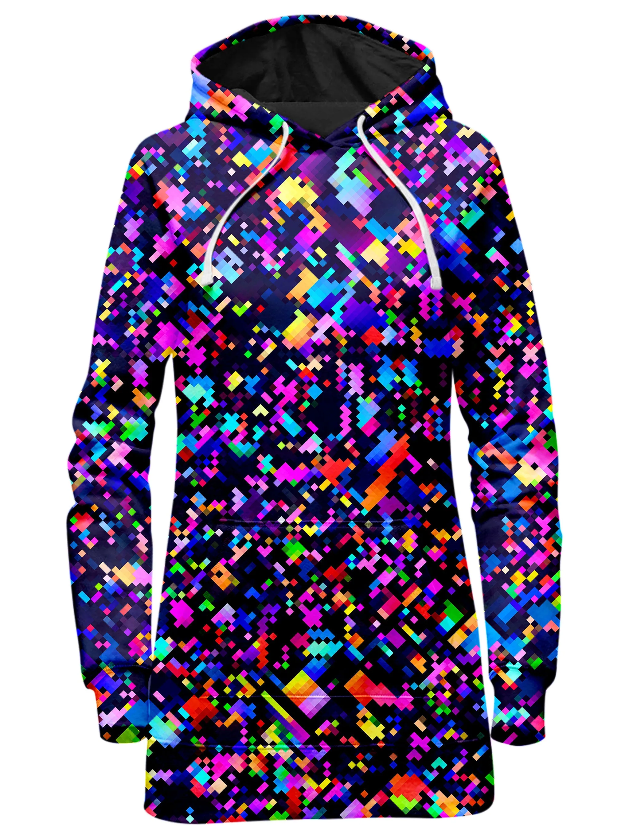 8-Bit Confetti Hoodie Dress and Leggings Combo