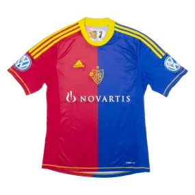 ADIDAS 2012/13 FC Basel Home Mens Football Shirt Jersey Red M