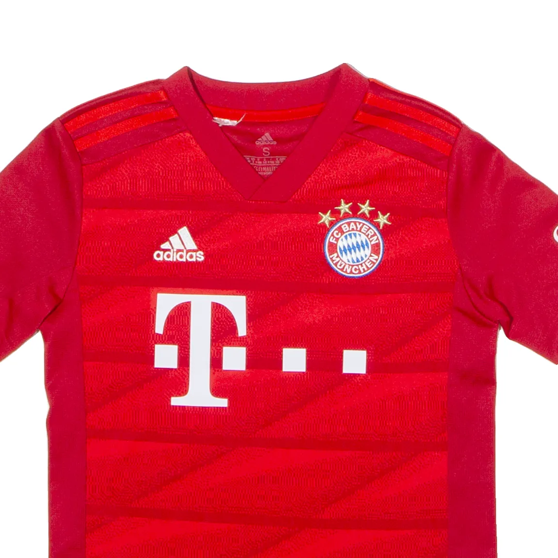 ADIDAS 2019/20 FC Bayern Munchen Home Boys Football Shirt Jersey Red 9-10Y