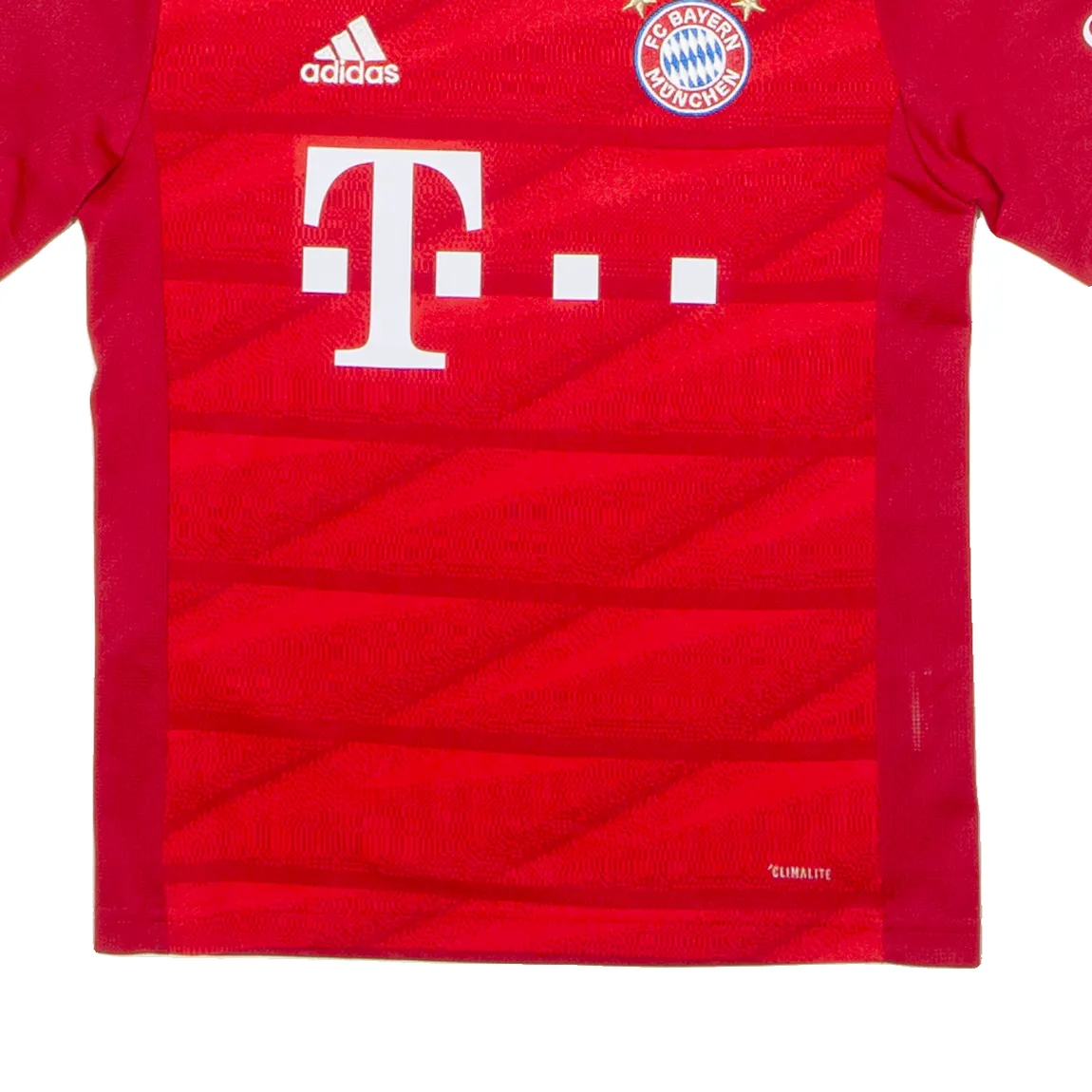 ADIDAS 2019/20 FC Bayern Munchen Home Boys Football Shirt Jersey Red 9-10Y