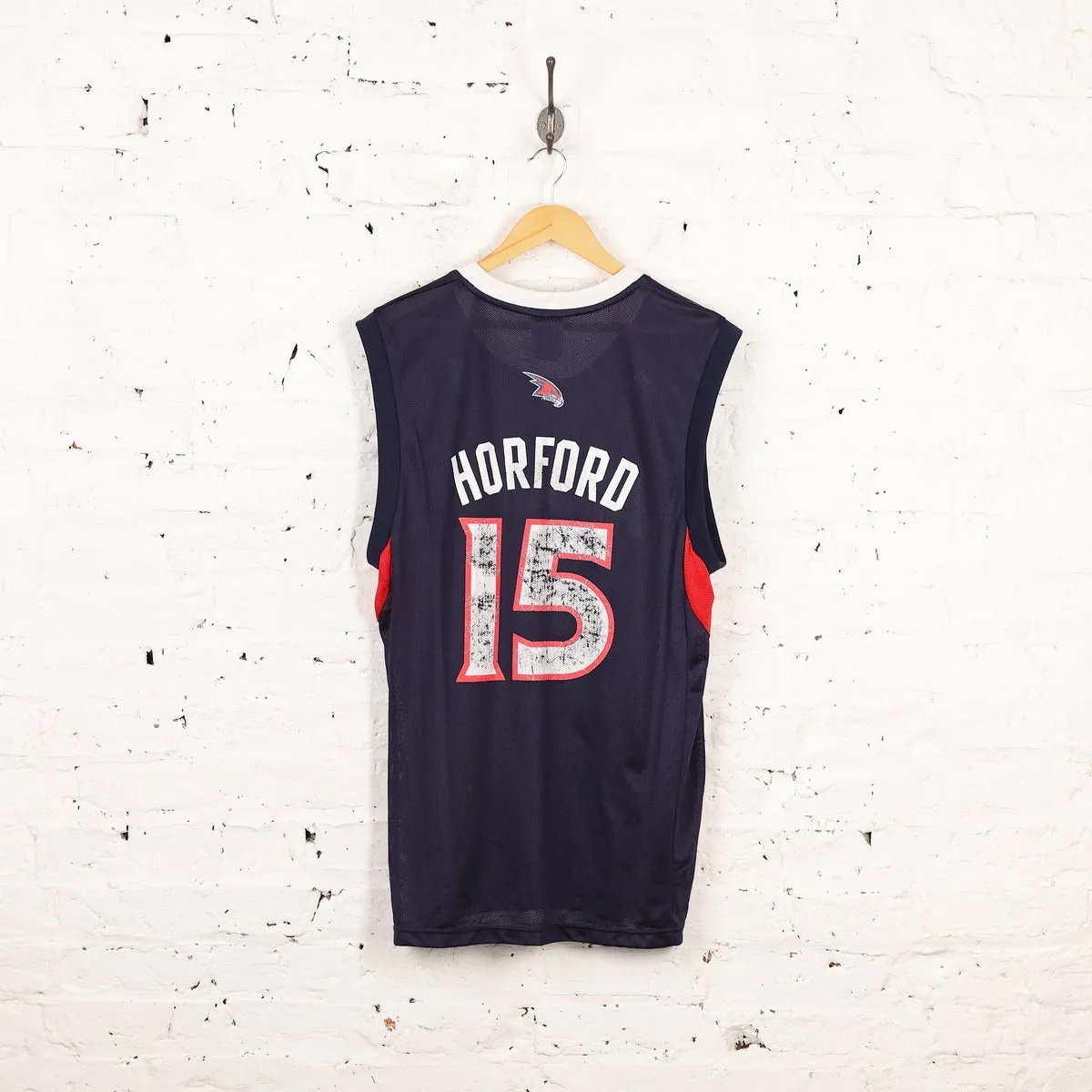 Adidas Atlanta Hawks Horford Basketball Jersey - Navy - L