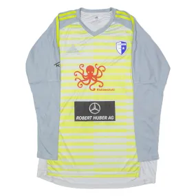 ADIDAS FC Wohlen #1 Goalkeeper Swiss Amateur Mens Football Shirt Jersey Grey M