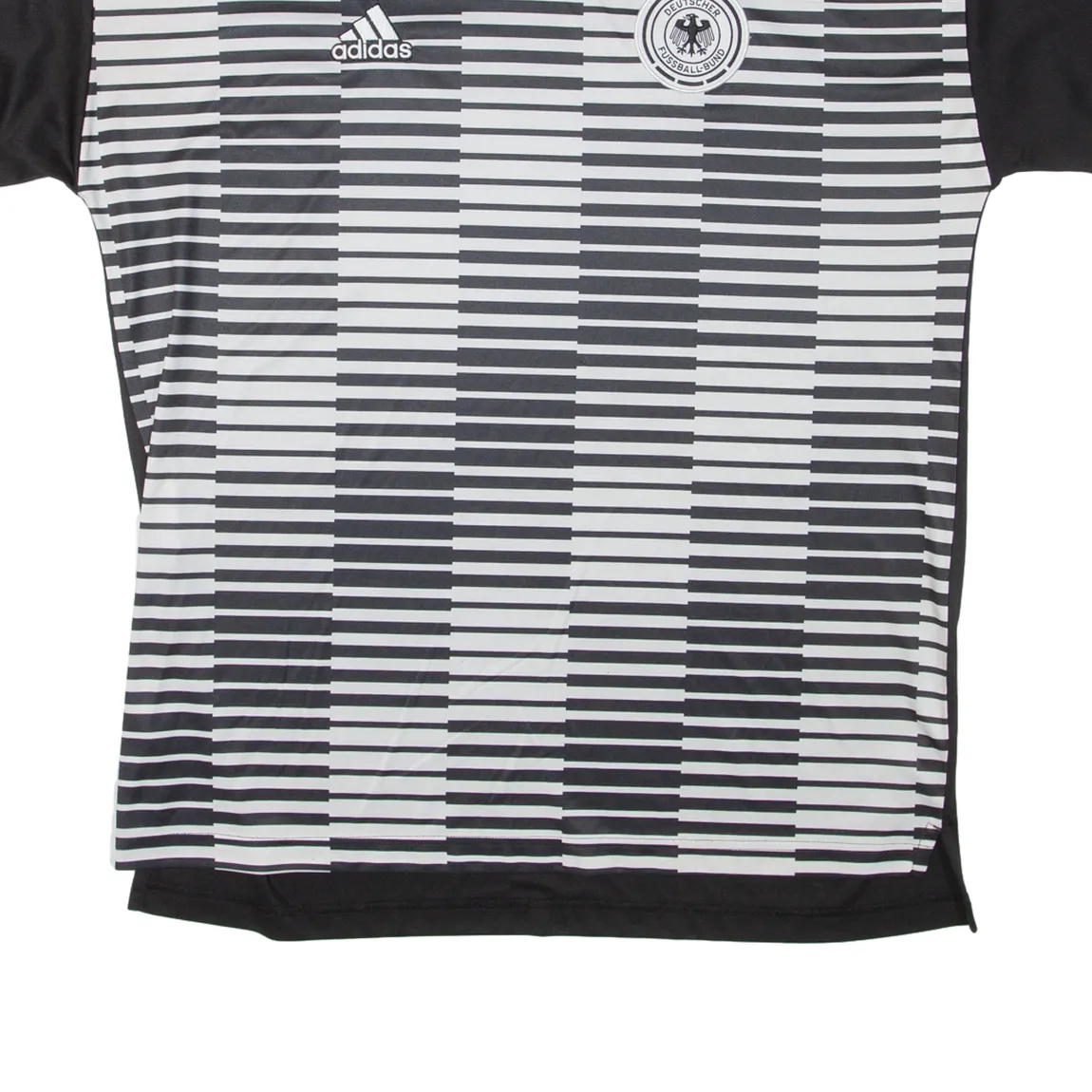 ADIDAS Germany National Team Mens Football Shirt Jersey Black XL