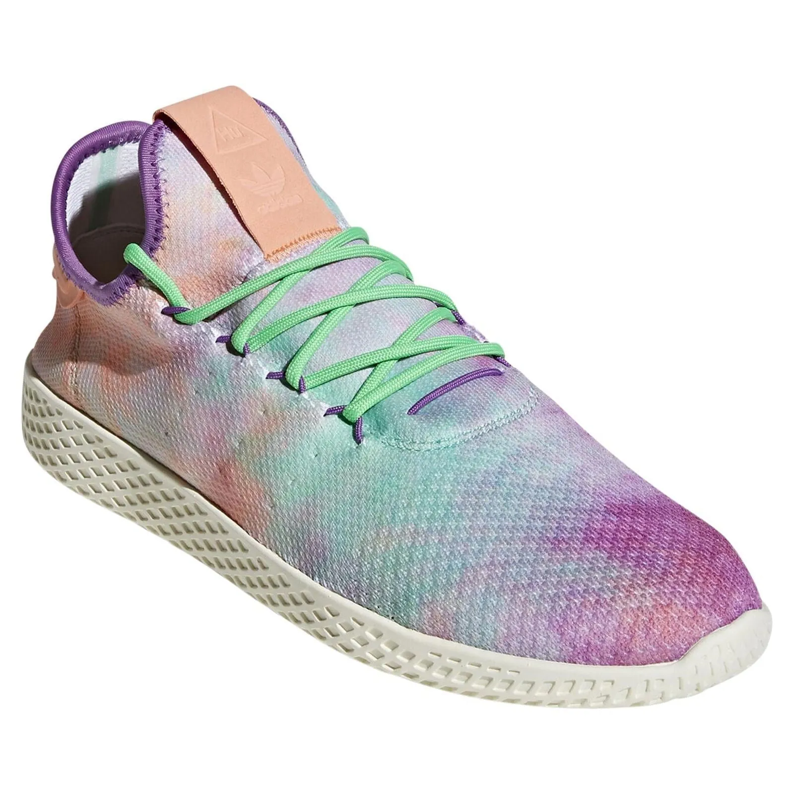 adidas Originals X Pharrell Williams Hu Tennis Hu 'holi Powder Dye' Trainers - Chalk Coral