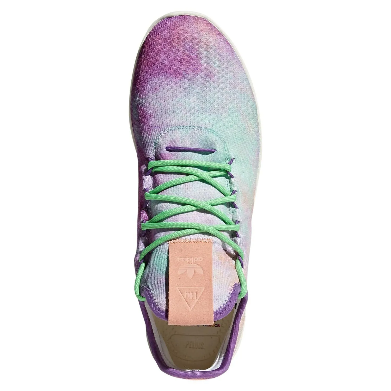 adidas Originals X Pharrell Williams Hu Tennis Hu 'holi Powder Dye' Trainers - Chalk Coral