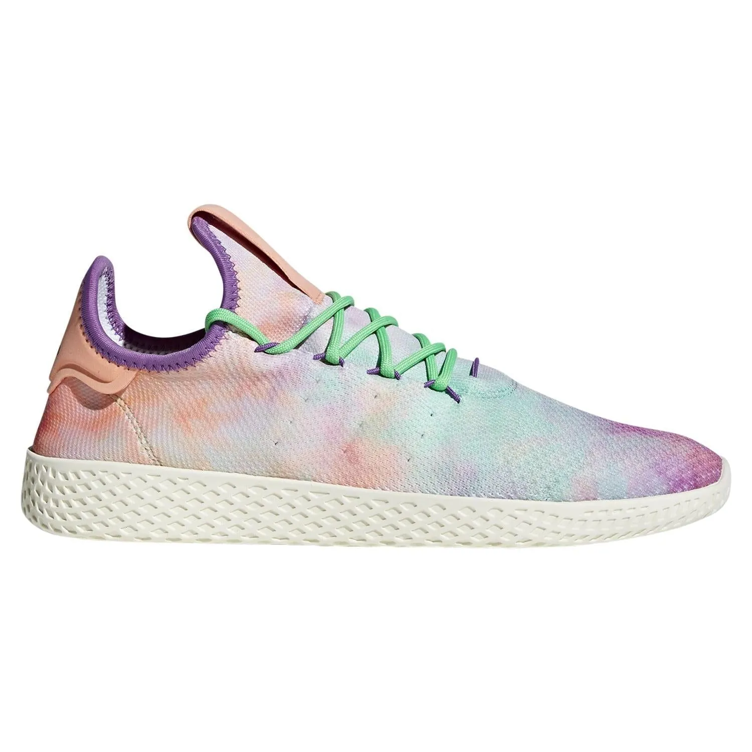 adidas Originals X Pharrell Williams Hu Tennis Hu 'holi Powder Dye' Trainers - Chalk Coral