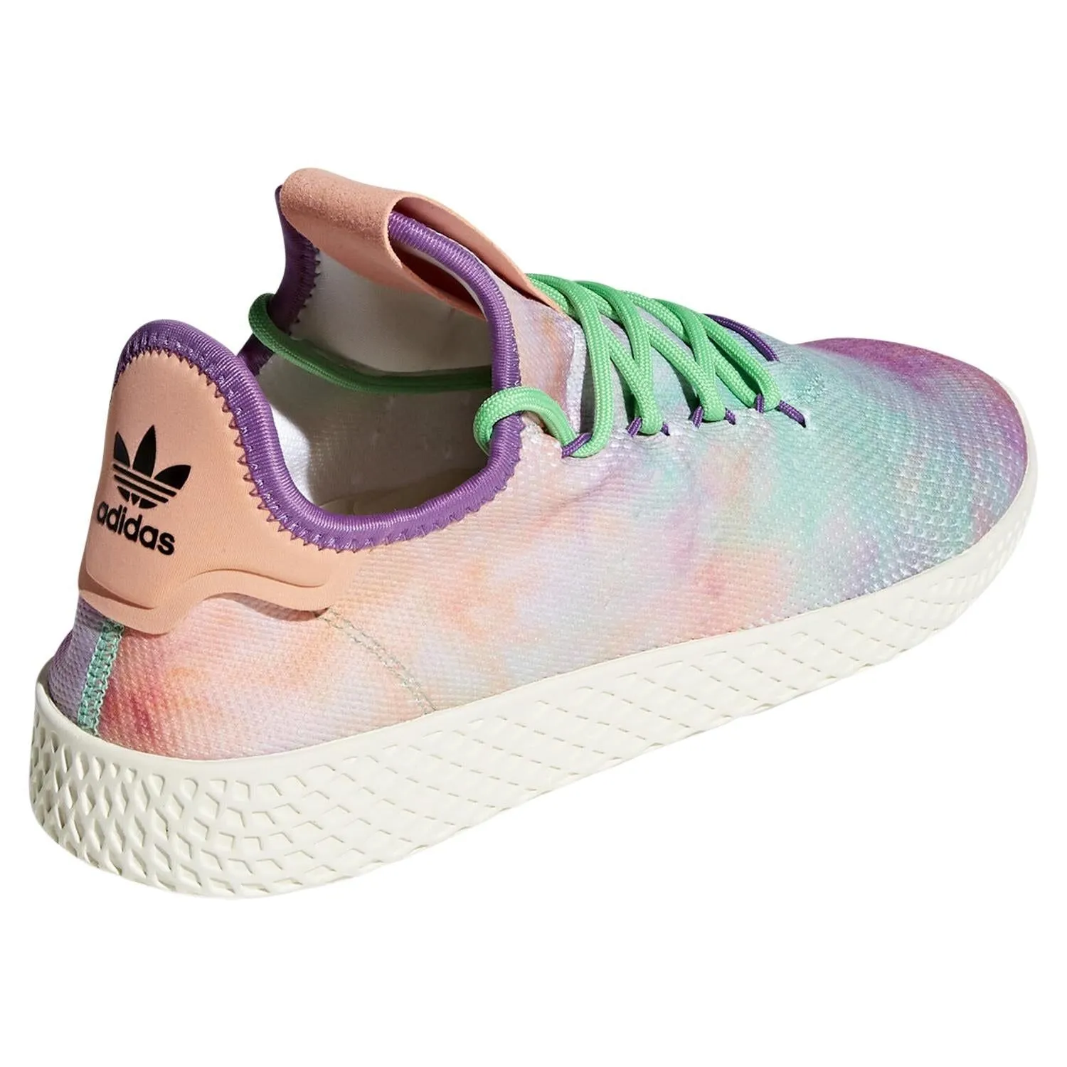 adidas Originals X Pharrell Williams Hu Tennis Hu 'holi Powder Dye' Trainers - Chalk Coral