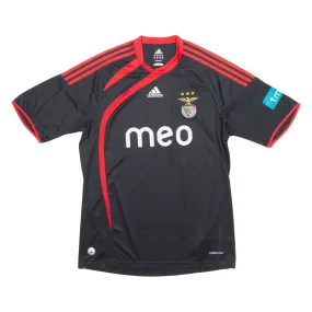 ADIDAS S.L. BENFICA Mens Football Shirt Jersey Black Crew Neck M