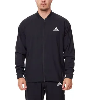 adidas Stretch Woven Jacket Herren Tennis-Jacke Trainings-Jacke H67151 Schwarz