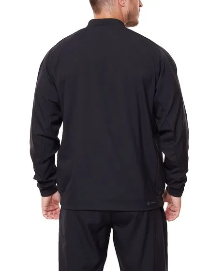 adidas Stretch Woven Jacket Herren Tennis-Jacke Trainings-Jacke H67151 Schwarz