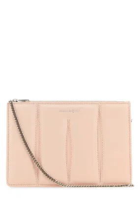 Alexander Mcqueen Pastel Pink Leather Shoulder Bag