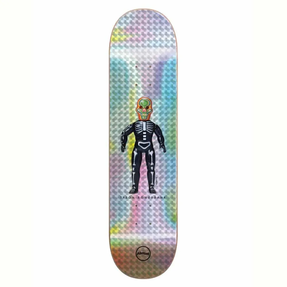 Almost Bowerbank Haroshi Creature Super Sap R7 Skateboard Deck Multi 8.25''