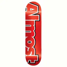 Almost Outliner HYB Skateboard Deck Red 8.5''