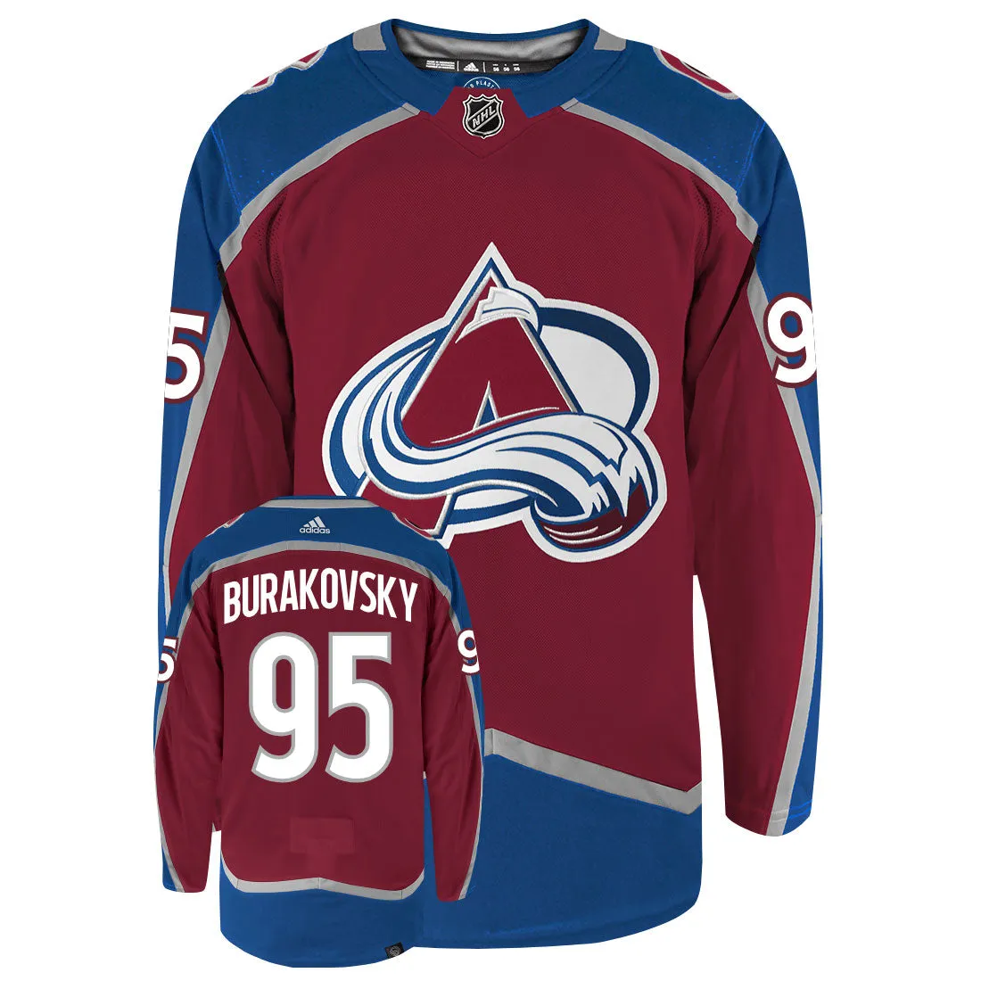 Andre Burakovsky Colorado Avalanche Adidas Primegreen Authentic NHL Hockey Jersey     