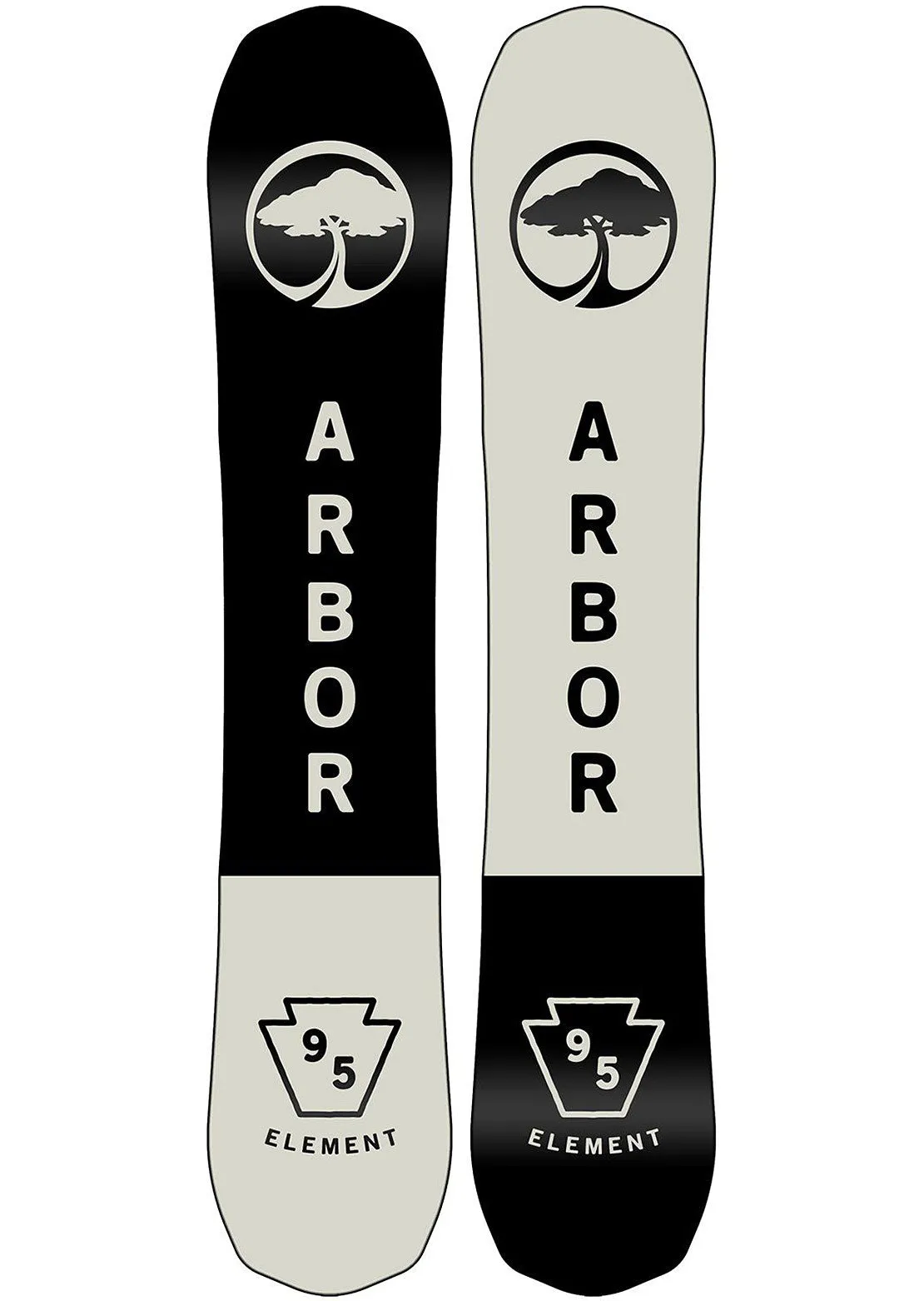 Arbor Unisex Element Rocker Snowboard