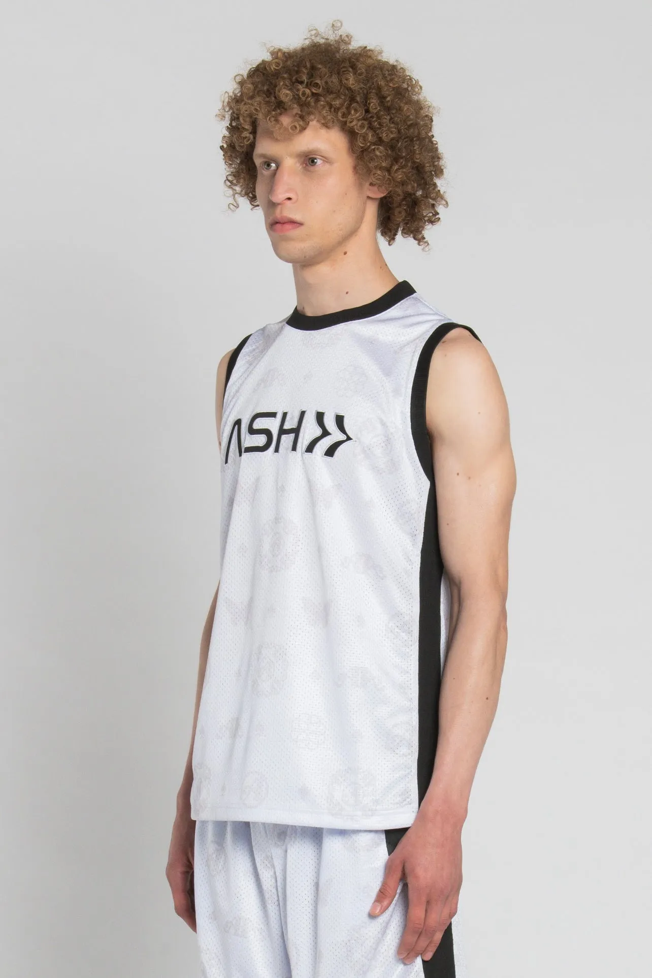 ASHLUXE Paradise Basketball White Jersey