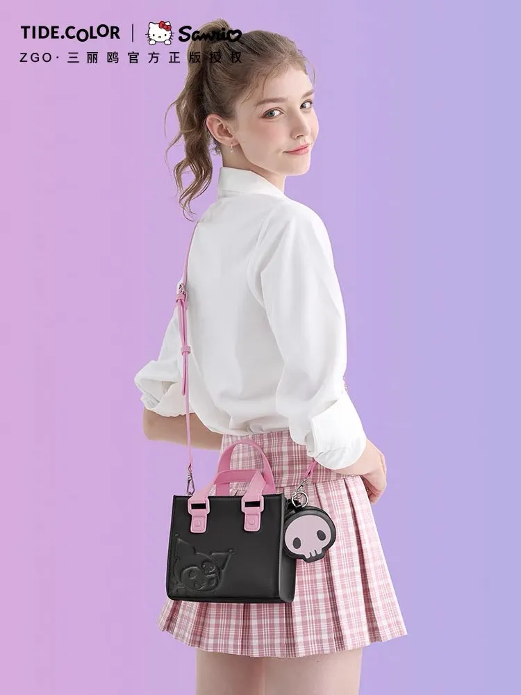 Authentic Kuromi crossbody Sanrio character bag