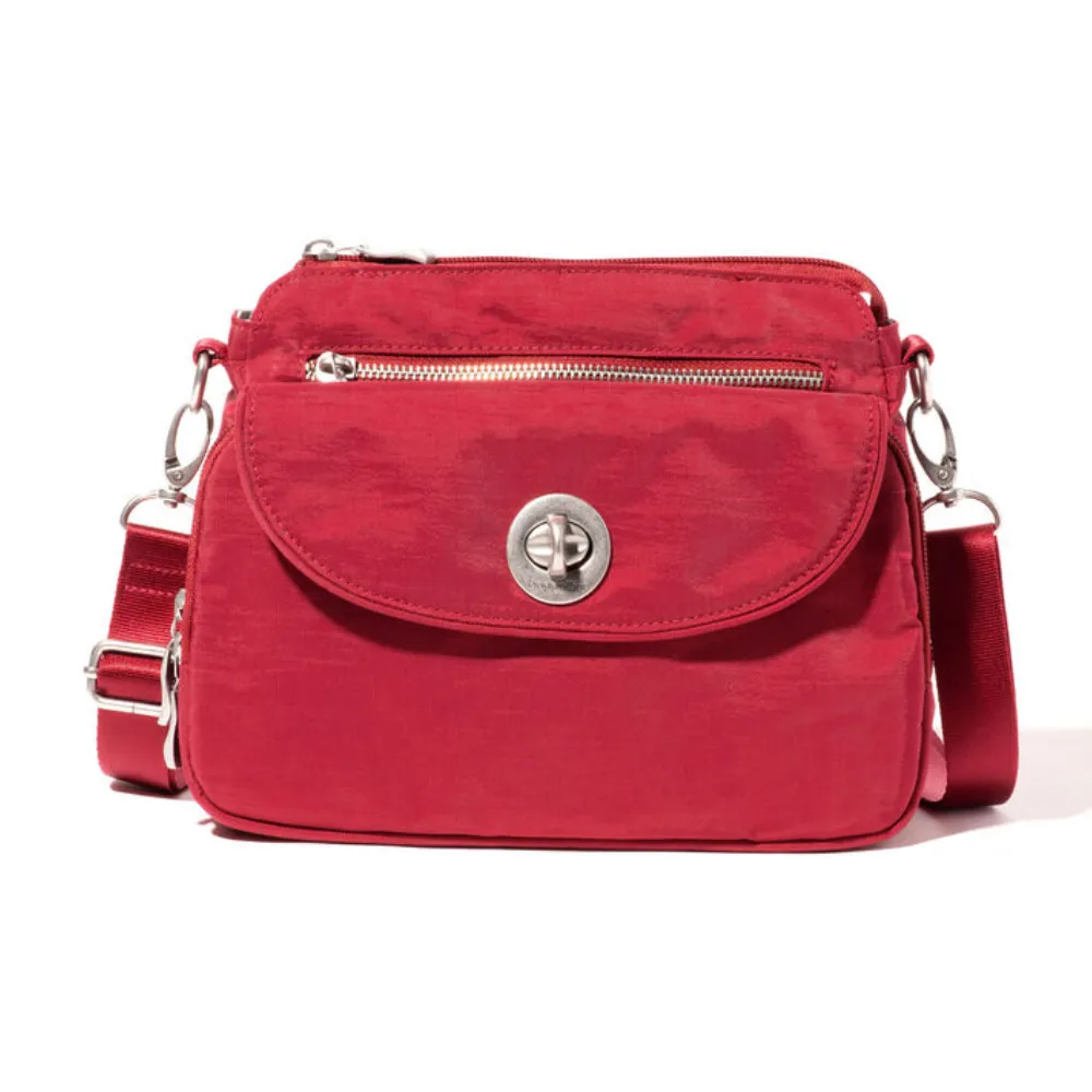 Baggallini Calais Ruby Red Crossbody Bag (Women's)