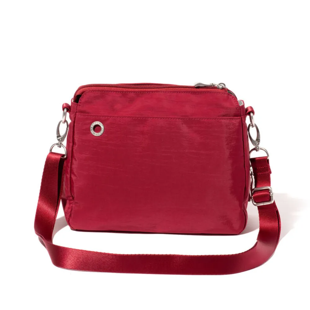 Baggallini Calais Ruby Red Crossbody Bag (Women's)