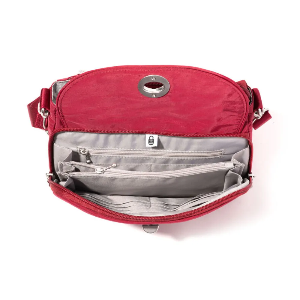 Baggallini Calais Ruby Red Crossbody Bag (Women's)