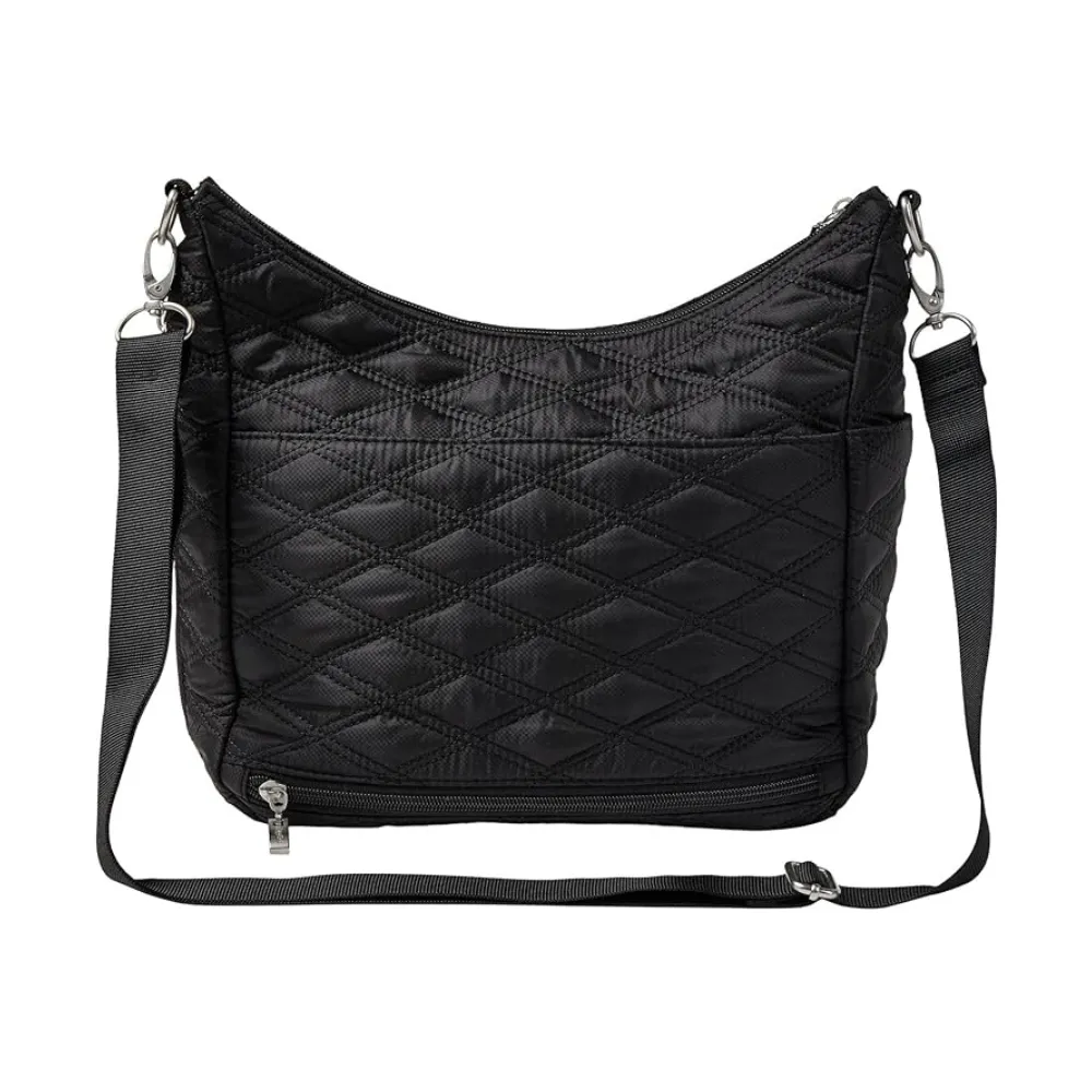 Baggallini Modern Everywhere Black Quilt Crossbody Bag (Women's)