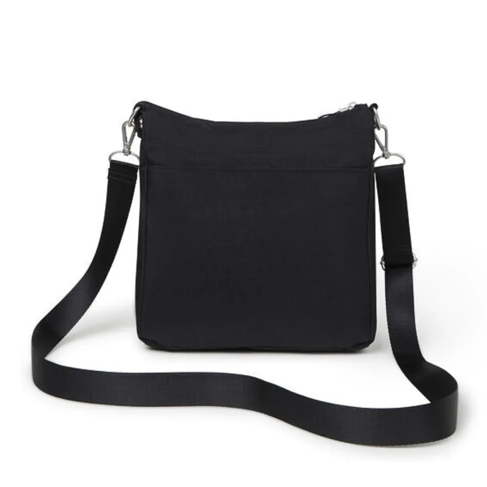 Baggallini Modern Everywhere Black Slim Crossbody Bag (Women's)