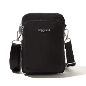 Baggallini Modern Everywhere Explorer Black Crossbody Bag (Women's)