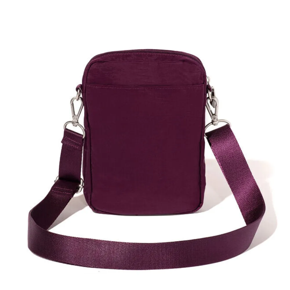 Baggallini Modern Everywhere Explorer Mulberry Crossbody Bag (Women's)