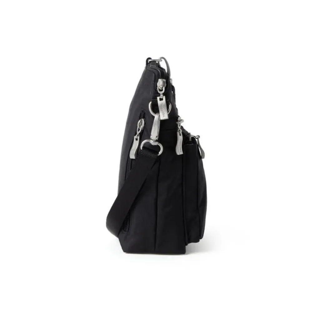 Baggallini Modern Pocket Black Crossbody Bag (Women's)