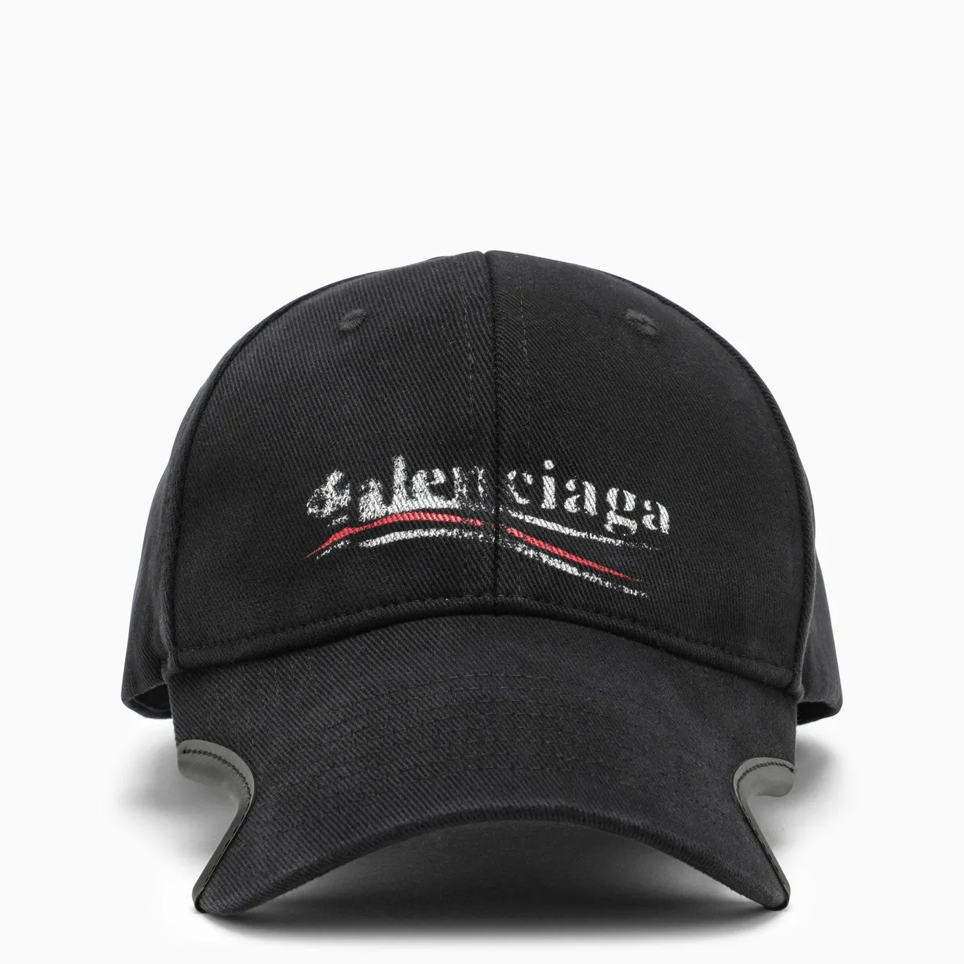 Balenciaga    Balenciaga Black Political Stencil Baseball Cap