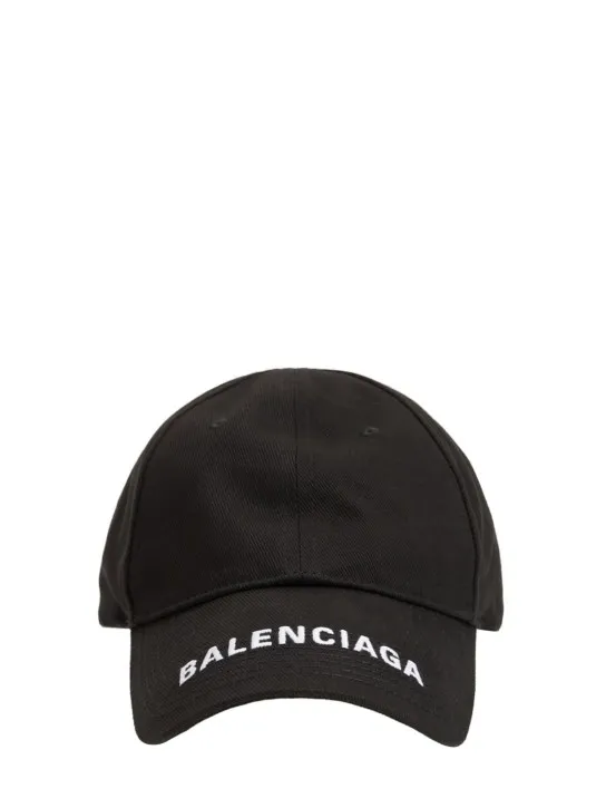 Balenciaga   logo embroidery baseball cap 