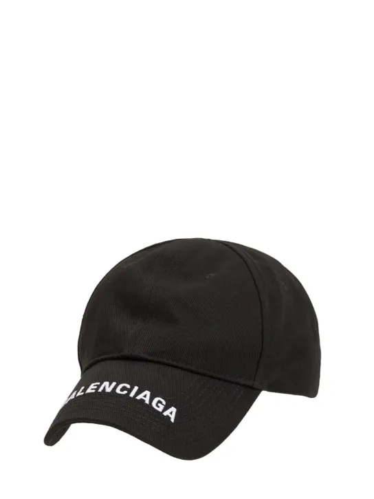 Balenciaga   logo embroidery baseball cap 