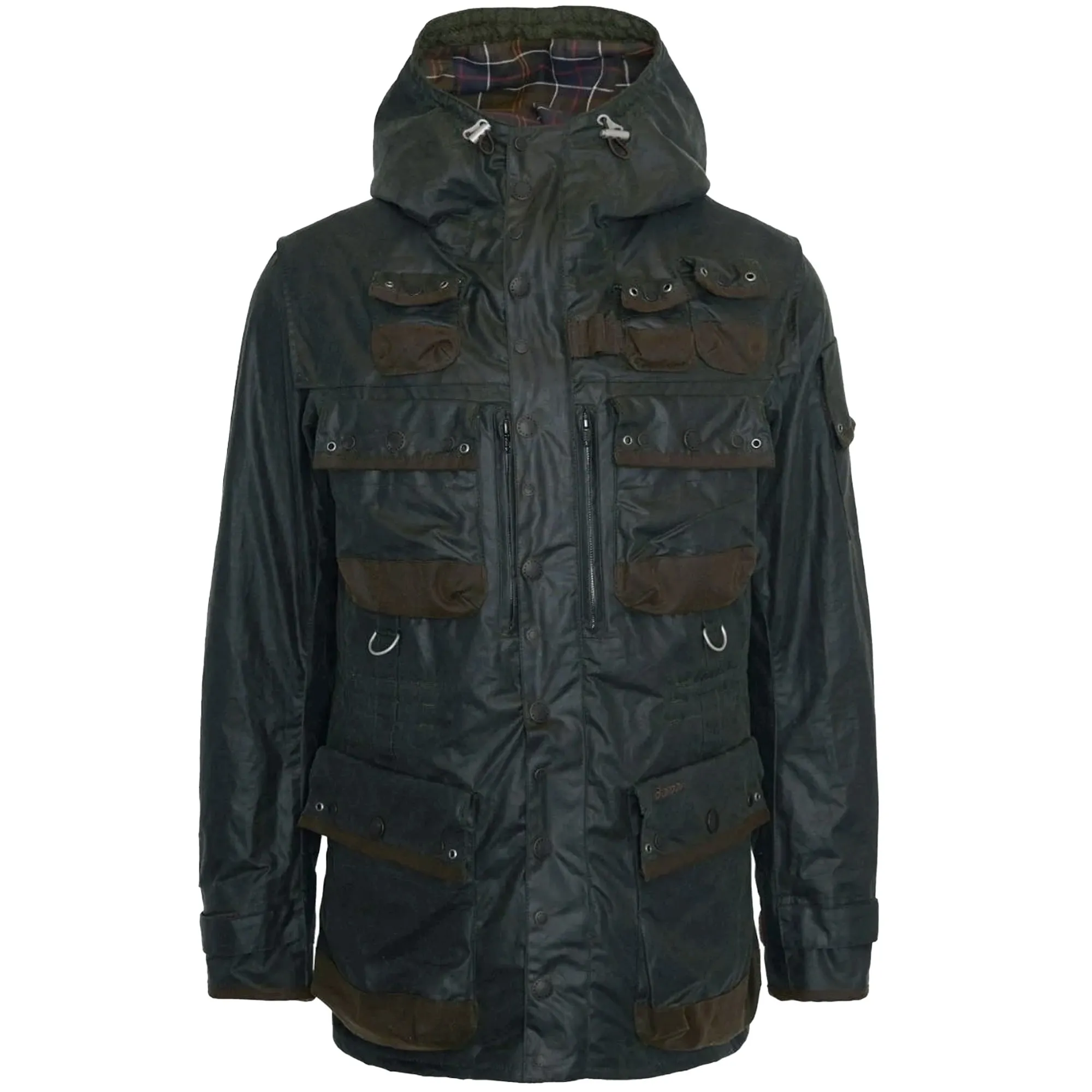 Barbour x TO KI TO Military Waxed Jacket - Sage