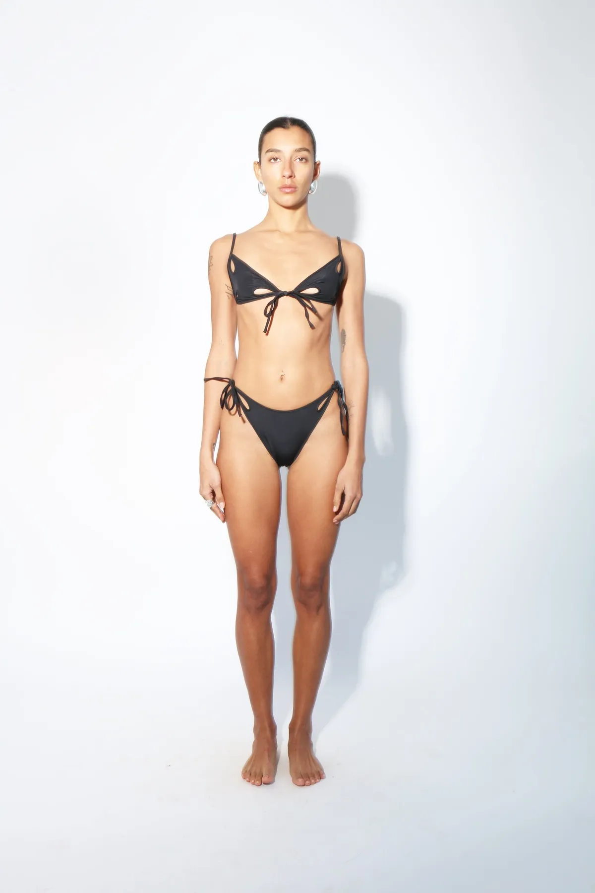 Black Chilla Bikini Top - Black