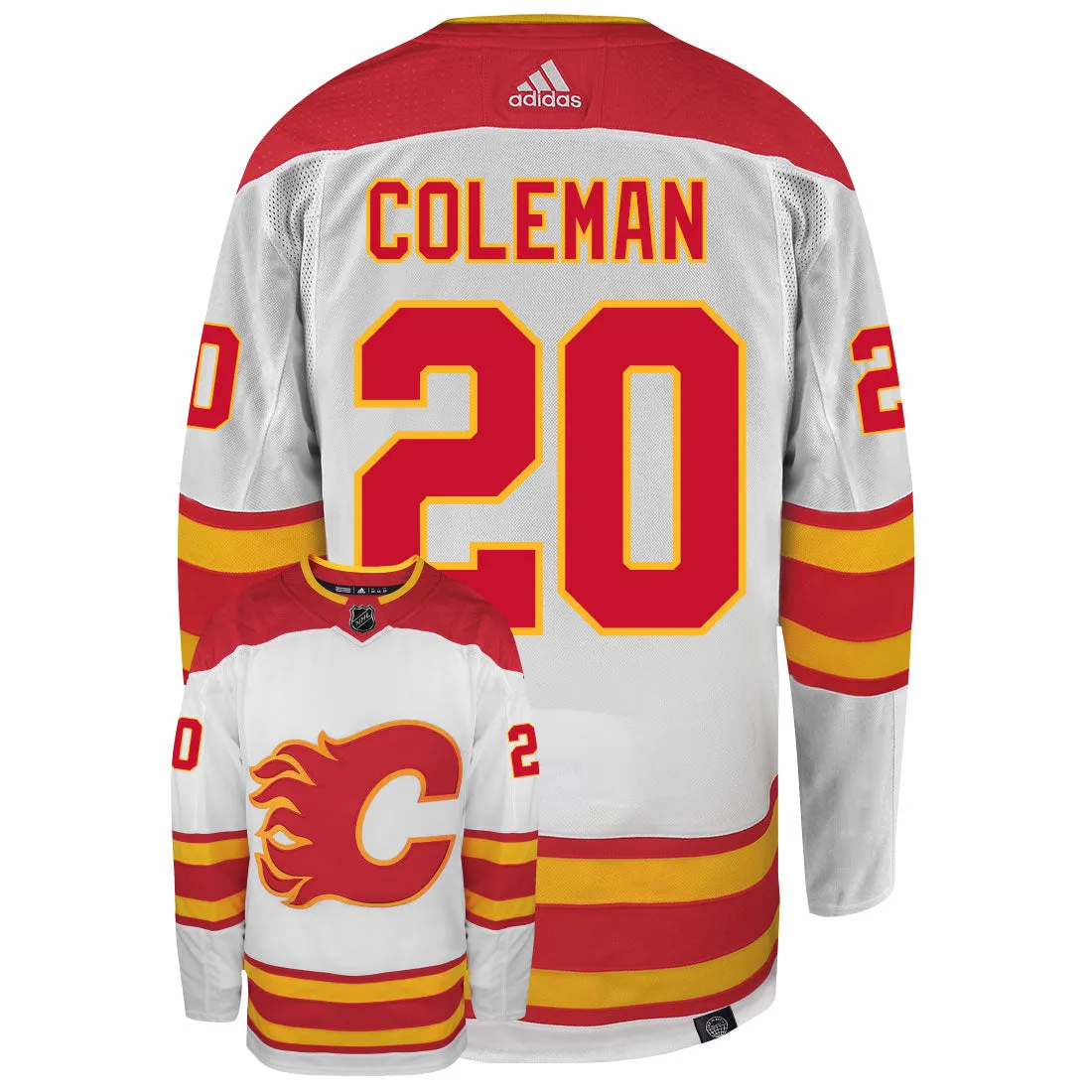 Blake Coleman Calgary Flames Adidas Primegreen Authentic NHL Hockey Jersey     