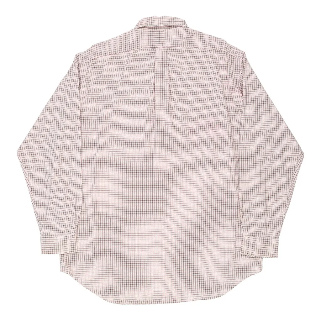 Blake Ralph Lauren Golf Checked Shirt - Large White Cotton