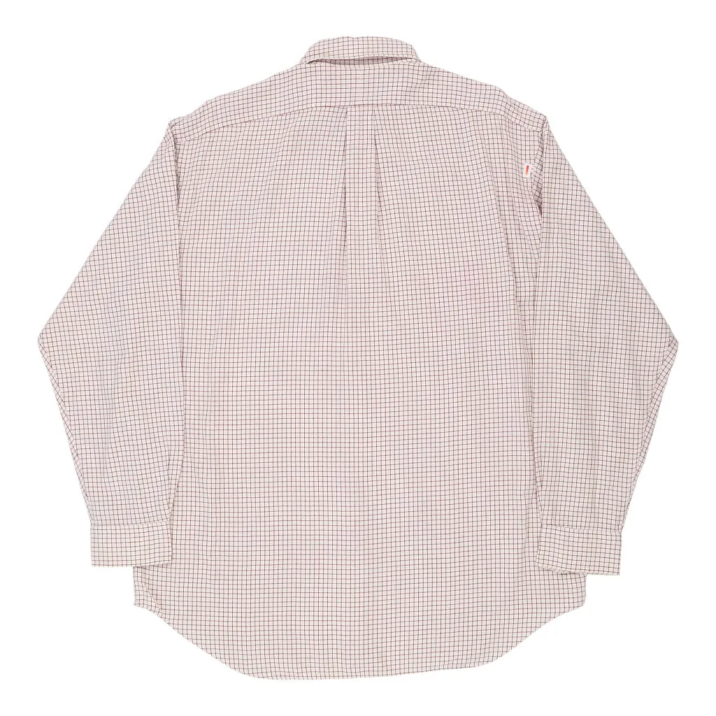 Blake Ralph Lauren Golf Checked Shirt - Large White Cotton