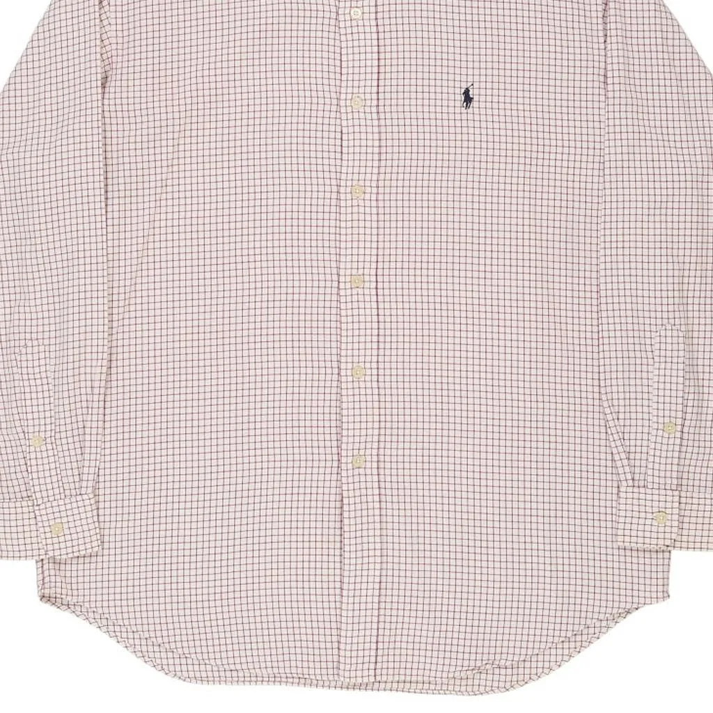 Blake Ralph Lauren Golf Checked Shirt - Large White Cotton