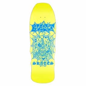 Blast Skates Gnarzone 2 Custom Shape Skateboard Deck 10.25 Neon