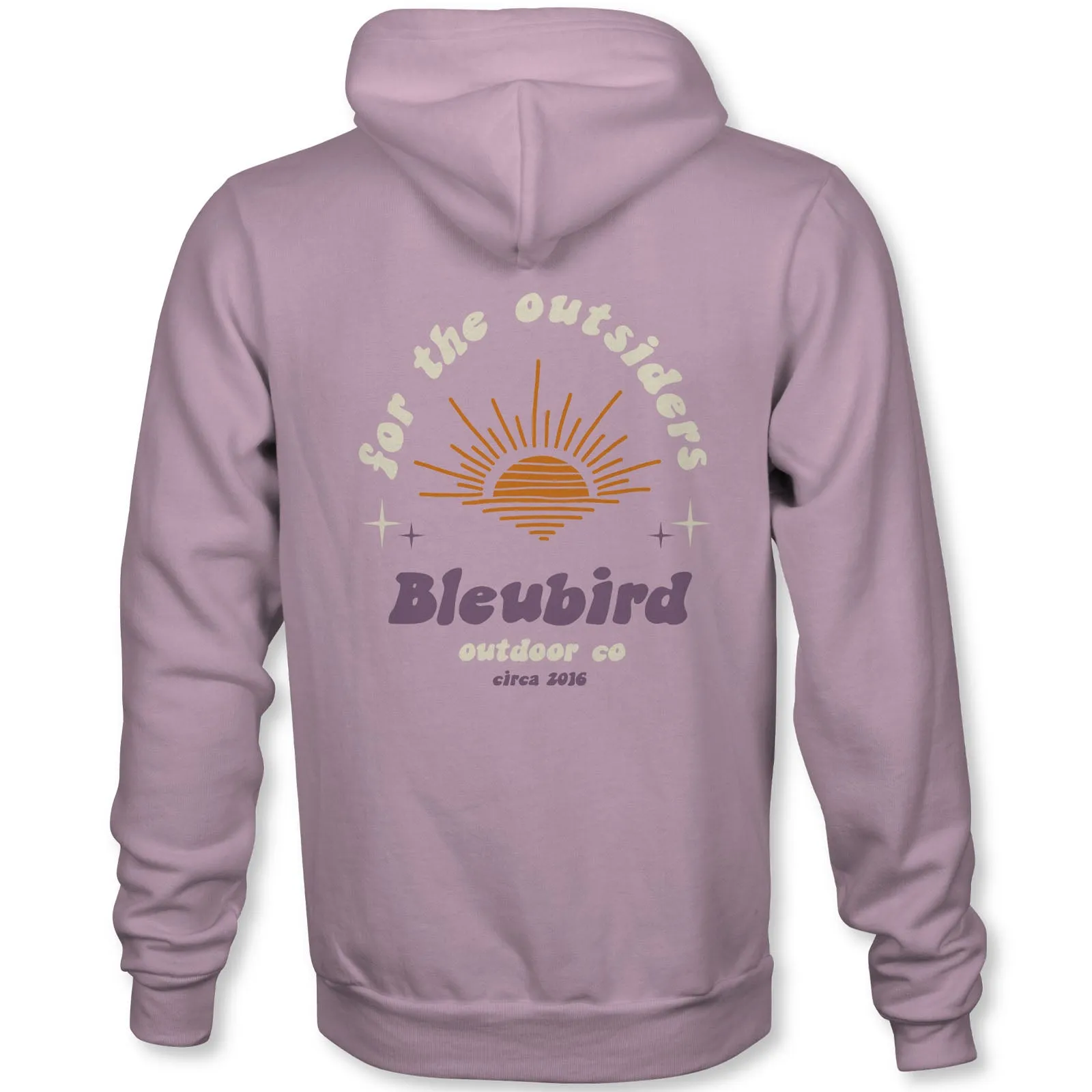 Bleubird Unisex Outsider Pullover Hoodie - Pink